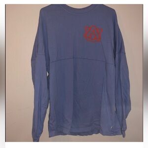 Light Blue Auburn Spirit Jersey Long Sleeve Shirt